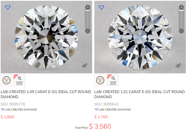 2 Carat Diamond Stud Earrings Price