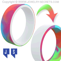 Reversible Silicone Wedding Rings