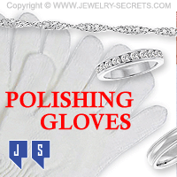 Silver Jewelry Polishing Gloves
