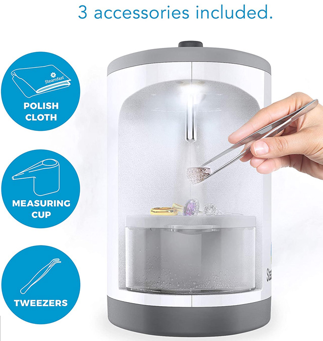 Steamfast Jewelry Steam Cleaner Features