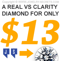 A Real Genuine VS Clarity Diamond For Just 13 Dollars