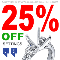 25 Percent Off Diamond Engagement Ring Settings