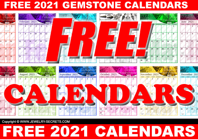 Free 2021 Printable Downloadable Free Calendars