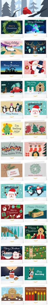 PRINT YOUR OWN AMAZON CHRISTMAS - Print Your Own Amazon Christmas Gift Card 164x1024 