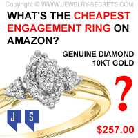 THE CHEAPEST DIAMOND ENGAGEMENT RING ON AMAZON