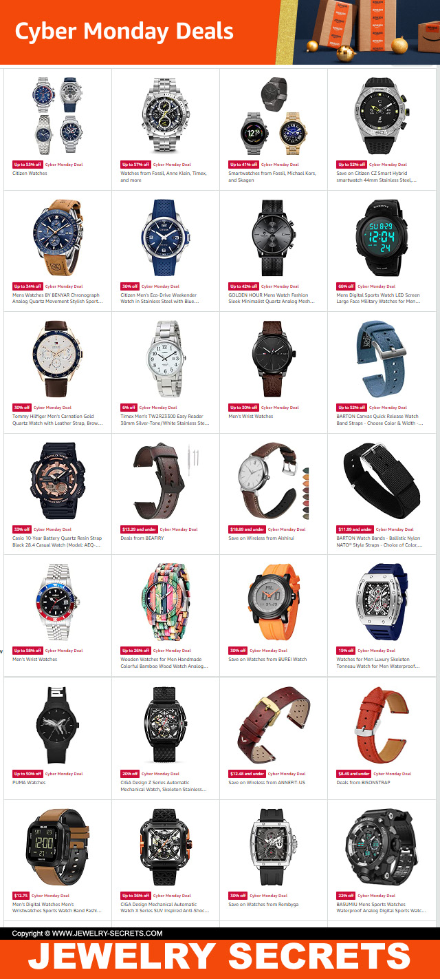 57 PERCENT OFF MENS WATCHES FOR BLACK FRIDAY WEEKEND 2022