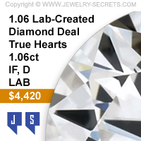 1.06 LAB CREATED DIAMOND DEAL