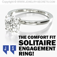 THE COMFORT FIT SOLITAIRE ENGAGEMENT RING