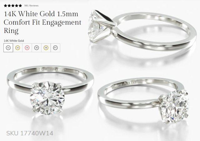 THE COMFORT FIT SOLITAIRE ENGAGEMENT RING