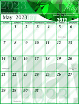 Free May 2023 Calendar