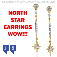 North Star Diamond Earrings