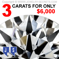 3 CARAT DIAMOND FOR ONLY 6 GRAND