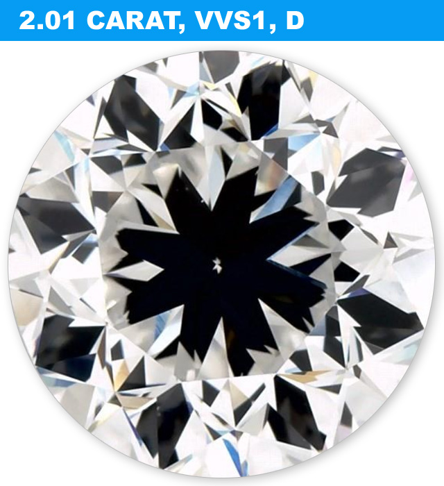 VVS1 D Color Diamond