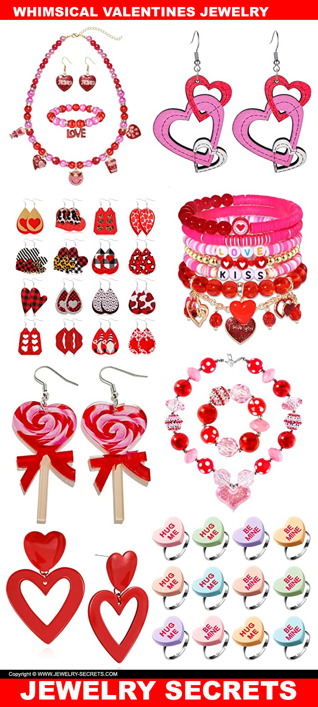 Whimsical Valentines Day Jewelry