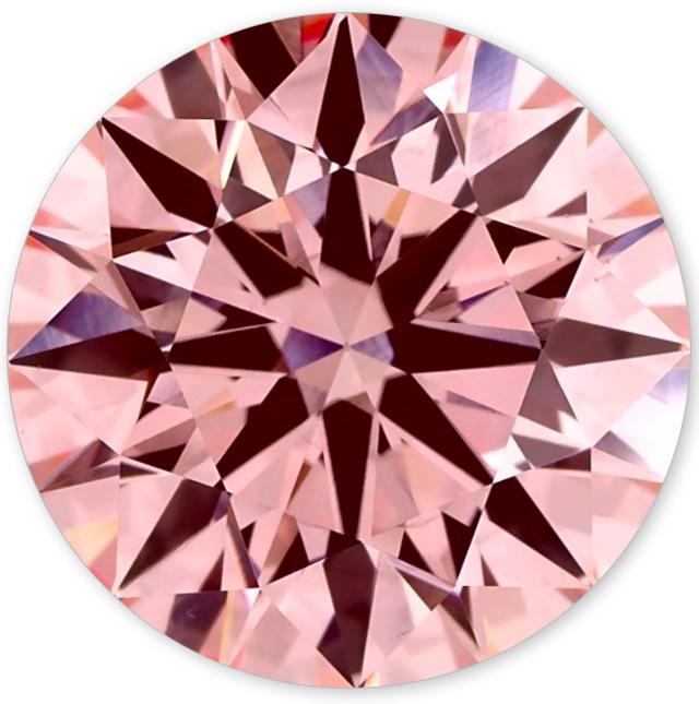 2 carat lab grown pink diamond