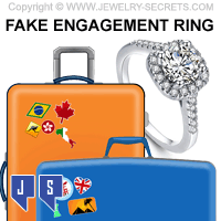 TRAVEL WITH A FAKE ENGAGEMENT RING