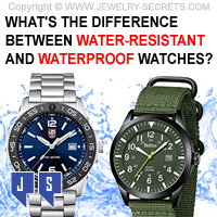 WHATS THE DIFFERENCE BETWEEN WATER RESISTANT WATCHES AND WATERPROOF WATCHES