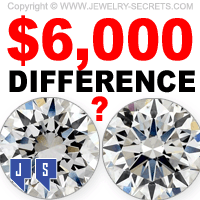 DO YOU SEE A 6000 DOLLAR DIFFERENCE IN DIAMONDS
