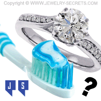 CAN YOU CLEAN YOUR DIAMOND RING WITH TOOTHPASTE