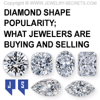DIAMOND SHAPE POPULARITY