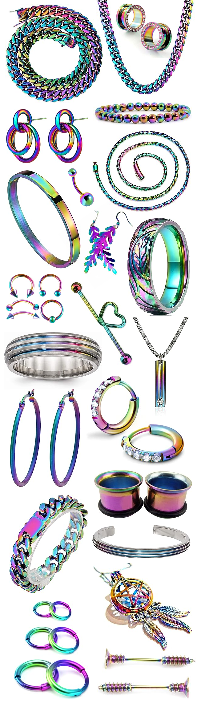 Anodized Plated Jewelry Anodized Plated Jewelry
