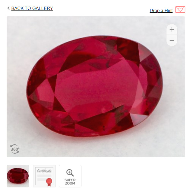 Real Natural Rubies at James Allen