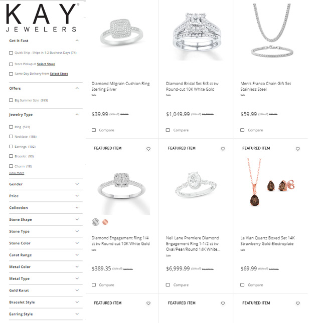 THE BIG SUMMER SALE AT KAY JEWELERS