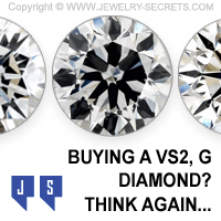 VS2 G Diamond Price Differences