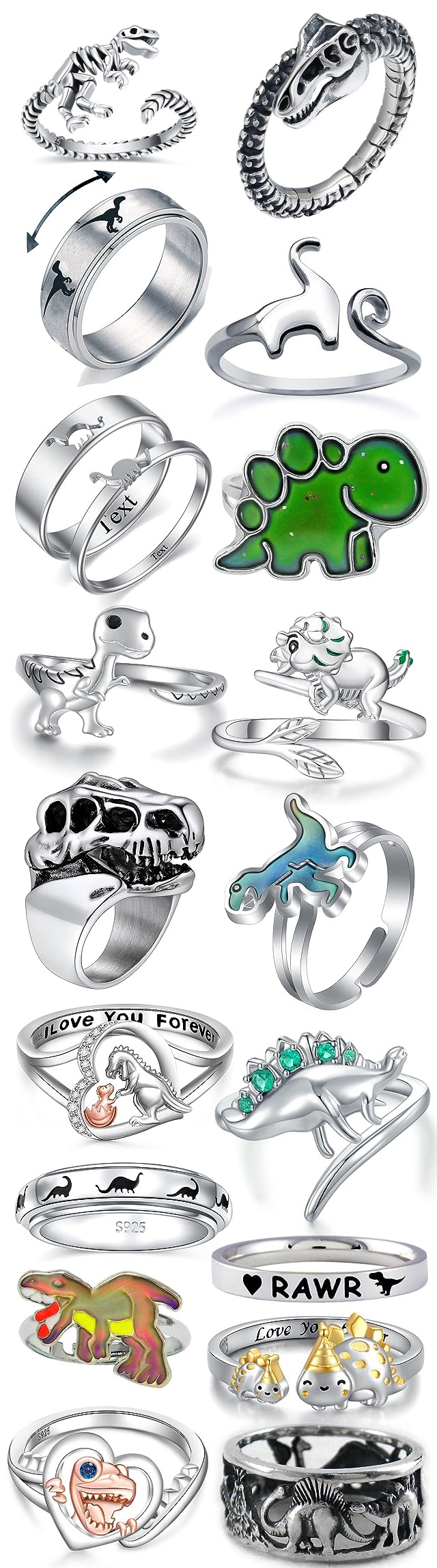 DINOSAUR RINGS