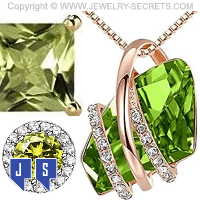 WHAT CAUSES THE MANY DIFFERENT HUES OF PERIDOT