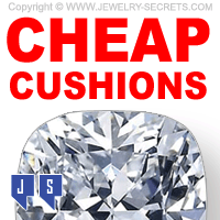 WHY IS THE CUSHION CUT DIAMOND THE CHEAPEST SHAPE