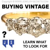 BUYING A VINTAGE DIAMOND ENGAGEMENT RING