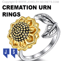 URN RINGS FOR CREMATION ASHES
