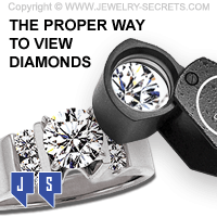 THE PROPER WAY TO VIEW DIAMONDS