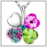 Colorful Clover Pendant!