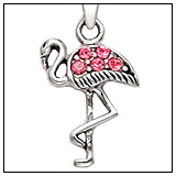 Pink Flamingo Pendant! Pink Flamingo Pendant!
